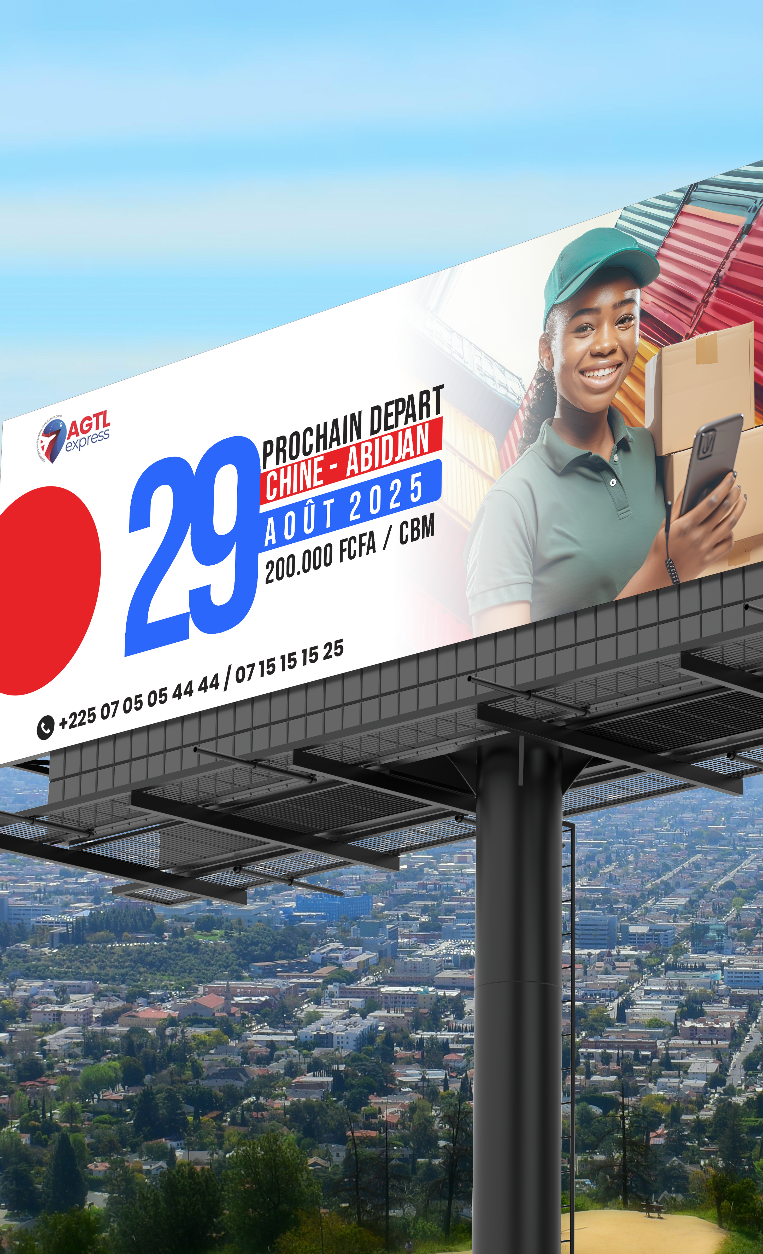 Panneau publicitaire - DIX Agence Côte d'Ivoire